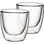 Bicchieri 110 ml scontati trasparenti di vetro con doppio fondo 2 pezzi da tè Villeroy & Boch Artesano 