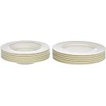 Servizi piatti bianchi di porcellana 12 pezzi per 6 persone Villeroy & Boch Royal 