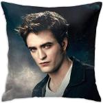 VinMea Edward Cullen The Twilight Saga Federa per cuscino Robert Pattinson, alla moda, quadrata, decorazione per la casa, 45,7 x 45,7 cm