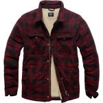Vintage Industries Class Sherpa Giacca, rosso, dimensione XL