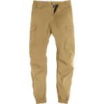 Pantaloni cargo scontati beige XXL taglie comode per Uomo Vintage Industries 