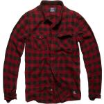 Camicie rosse M di cotone per Uomo Vintage Industries 