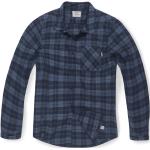 Camicie scontate blu XXL taglie comode per Uomo Vintage Industries 