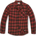 Camicie scontate rosse XXL taglie comode per Uomo Vintage Industries 