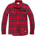 Camicie scontate rosse S per Uomo Vintage Industries 