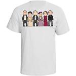 VIPwees, Abbey Residents, Mens Period Drama TV Inspired Caricature Organic Cotton T-Shirt