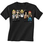 vipwees, Axe The Roses Musician, Boys or Girls Caricature Organic Cotton T-Shirt