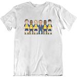 vipwees Mens or Womens Dial Square FC 89 Away Legends Original Sporting Caricature T-Shirt, Made from Organic Cotton