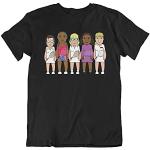vipwees Mens or Womens Female Tennis Legends Original Sporting Caricature T-Shirt, Made from Organic Cotton
