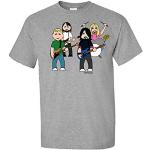 VIPwees, The Flu Fighters, Mens Musician Caricature Organic Cotton T-Shirt