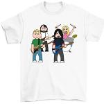 vipwees, The Flu Fighters Musician, Boys or Girls Caricature Organic Cotton T-Shirt