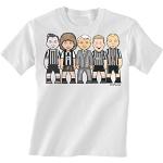 vipwees, Toon Legends Newcastle Football, Boys or Girls Caricature Organic Cotton T-Shirt