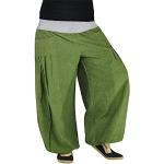 Pantaloni verdi M di cotone da yoga per Donna 