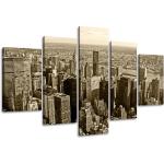 Visario Quadro su Tela Skyline di New York 160 x 8