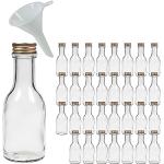 Bottiglie 100 ml bianche di vetro Viva haushaltswaren 
