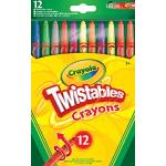 CRAYOLA Vivid Imaginations Twistable - Pastelli, confezione da 12, colore: multicolore