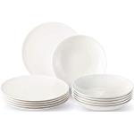 Servizi piatti bianchi di porcellana 12 pezzi per 6 persone Villeroy & Boch 