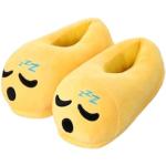 Pantofole larghezza E di cotone antiscivolo per l'inverno per Donna Emoji 