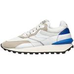VOILE BLANCHE QWARK Hype Man-Sneakers in Suede e Tessuto Tecnico-Bianco Bianco 45