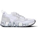 Sneakers larghezza E scontate eleganti bianche numero 45 con tacco da 3 cm a 5 cm per Uomo Voile Blanche 
