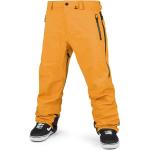 Pantaloni scontati gialli XL Gore Tex antivento impermeabili da sci per Uomo Volcom 