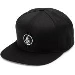 Volcom Men's Quarter Twill Black Snapback Hat