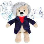 Vosego Ludwig Van Beethoven Virtuoso Bear, 40 Minuti di Musica Classica per Bambini, Peluche Musicale di 15“ Vincitore di Premi, Giocattolo Educativo, Regalo Perfetto per Neonati Bambini e Adulti