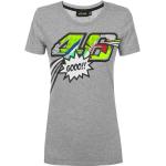 VR46 Pop Art T-shirt donna, grigio, dimensione XS per donne