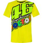 Magliette & T-shirt casual gialle XS a girocollo con scollo rotondo Valentino Rossi 