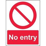 vsafety 52015 AN-R " No Entry "divieto di accesso