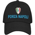 Cappellini scontati neri di cotone per cerimonia per Donna SSC Napoli 