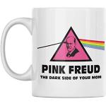 Vulfire Tazza in Ceramica Pink Freud The Dark Side of Your Mom, Tazza Colazione Filosofia, Regalo Laurea Amica, Tazze Divertenti Sigmund Freud, Tazza Colazione Tisana, Latte Caffe (Bianco, Ceramica)