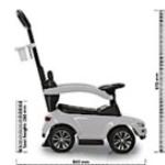 VW T-Roc Giocattoli trainabili, Giro sul bianco/Nero, Ragazzo/Ragazza, 12 mese(i), 4 ruota(e), Batterie richieste, Bianco, 4,12 kg