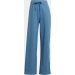 Pantaloni tuta scontati blu S in poliestere sostenibili per Donna adidas Sportswear 
