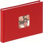 walther design album fotografico rosso 22 x 16 cm con ritaglio copertina, Fun FA-207-R