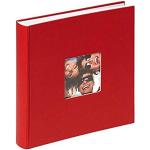 walther design album fotografico rosso 30 x 30 cm con ritaglio di copertina, Fun FA-208-R