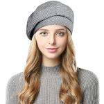 Cappelli invernali eleganti grigi per Donna 