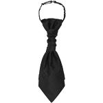 Cravatte artigianali da cerimonia nere paisley per cerimonia per Uomo 