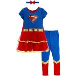 Warner Bros. DC Comics Costume Bimba SuperGirl con Mantello, Leggings e Cerchietto 0-6 Mesi