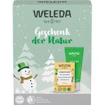 Sapone 30 ml Bio biodegradabile naturale cruelty free per per pelle secca cofanetto regalo alla camomilla Weleda Skin Food 