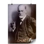wellcoda Sigmund Freud Matte/Lucido Poster A0 (119cm x 84cm)