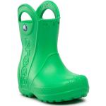 Stivali scontati verdi di gomma da pioggia per Donna Crocs 