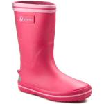 Stivali scontati rosa numero 35 di gomma da pioggia per bambini Naturino 