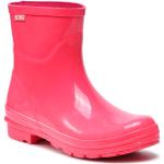 Stivali scontati rosa numero 41 di gomma da pioggia per Donna Skechers HPK 