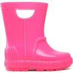 Stivali scontati rosa numero 22 di gomma da pioggia per bambini UGG 