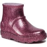 Stivali scontati rosa numero 36 di gomma con glitter da pioggia per bambini UGG 