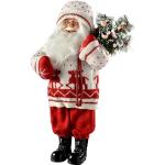 WeRChristmas forma di Babbo Natale con sciarpa decorazione di Natale, 47 cm – grigio/rosso, Tessuto, Red/White, 47 x 24 x 17 cm