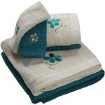 Set asciugamani blu a fiori Westward Ho 