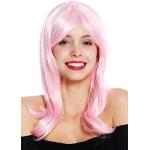 Parrucche rosa chiaro per capelli mossi capelli lunghi per Donna Wig me up 