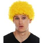 Parrucche gialle in poliestere da clown per Donna Wig me up 